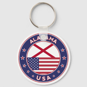 Alabama, USA, Stater, Alabama Nyckelring