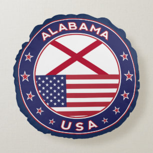 Alabama, USA Stater, Alabama Rund Kudde