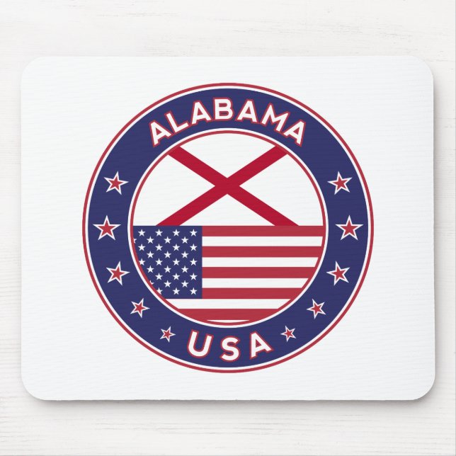 Alabama, USA Stater, Alabama t-shirt, Alabama, USA Musmatta (Framsidan)