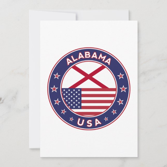 Alabama, USA stater, Inbjudningar (Framsida)