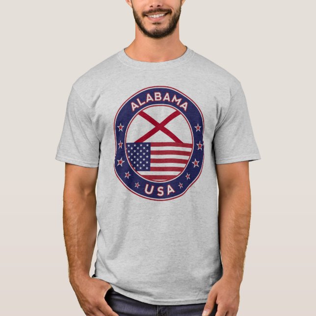 Alabama, USA States, Alabama t-shirt (Framsida)