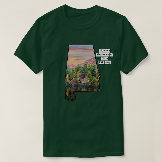 Alabama USA T Shirt (Design framsida)