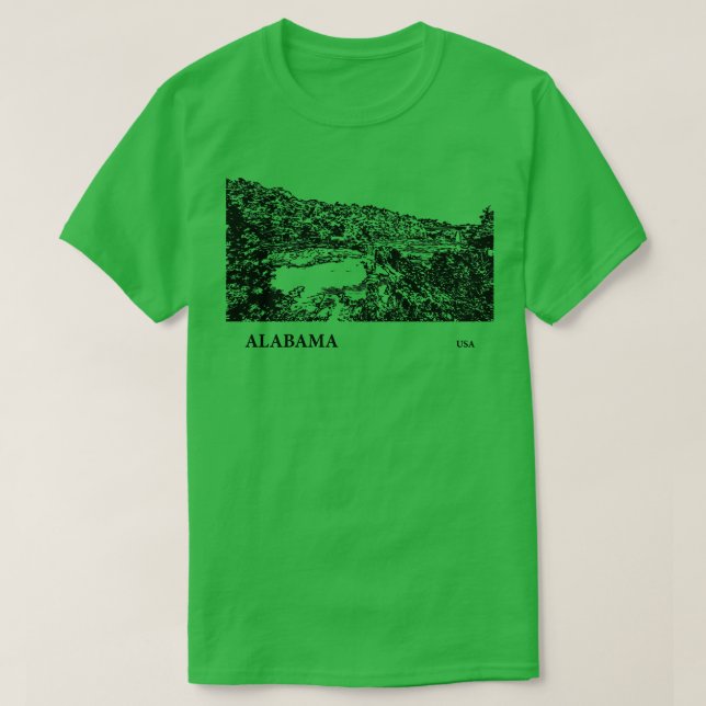 Alabama USA TShirt 6 T Shirt (Design framsida)