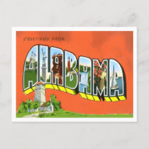 Alabama Vintage Big Brev vykort