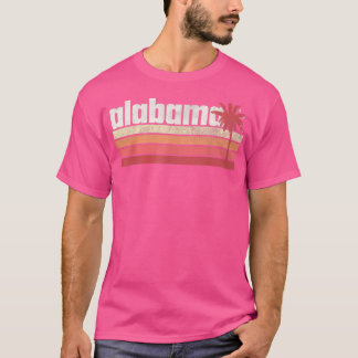 Alabama Vintage Retro 70s 90-tal Gift Beach Handfl T Shirt