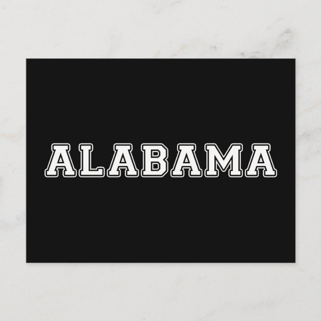 Alabama Vykort (Framsida)