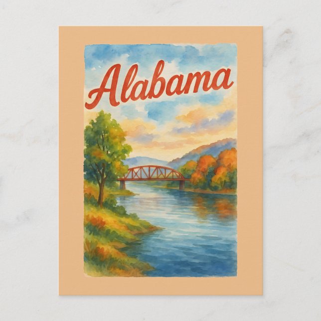 Alabama Vykort (Framsida)