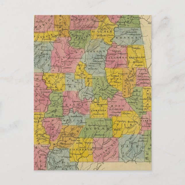 Alabama Vykort (Framsida)