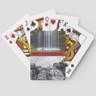 Alabama Waterfalls på en leksaksdeka Casinokort