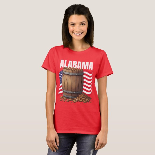 Alabama Women's Dark T-Shirt (Hel framsida)