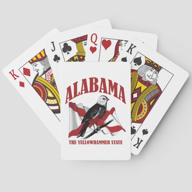 Alabama,Yellowhammer-staten Casinokort (Baksidan)