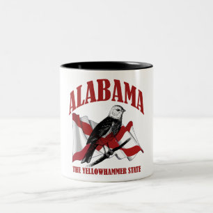 Alabama,Yellowhammer-staten Två-Tonad Mugg