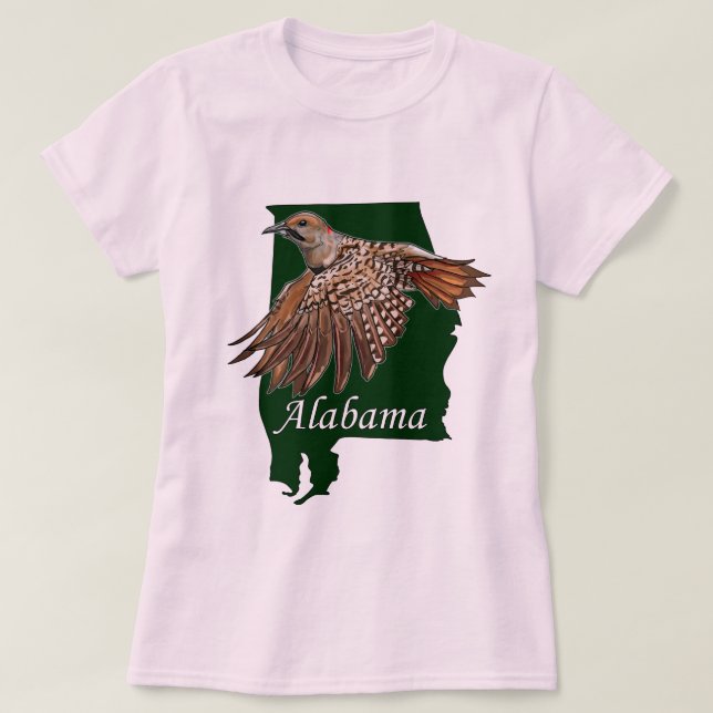 Alabamas delstatsfågel t shirt (Design framsida)