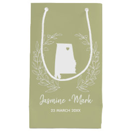 Alabamas satemap-bröllopsfavoriter