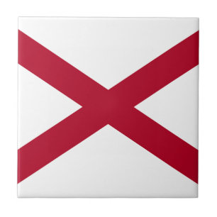 Alabamas statsflagga kakelplatta