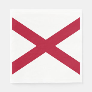 Alabamas statsflagga pappersservett