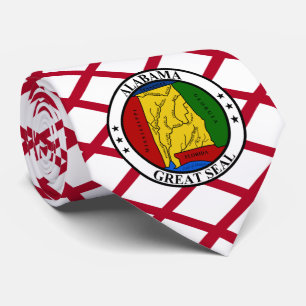 Alabamian Flagga & Seal, Flagga Alabama Slips