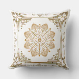 "Alabaster" Art nouveau Kudde