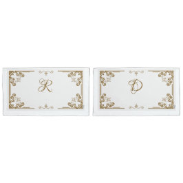 "Alabaster" Art nouveau Monogram