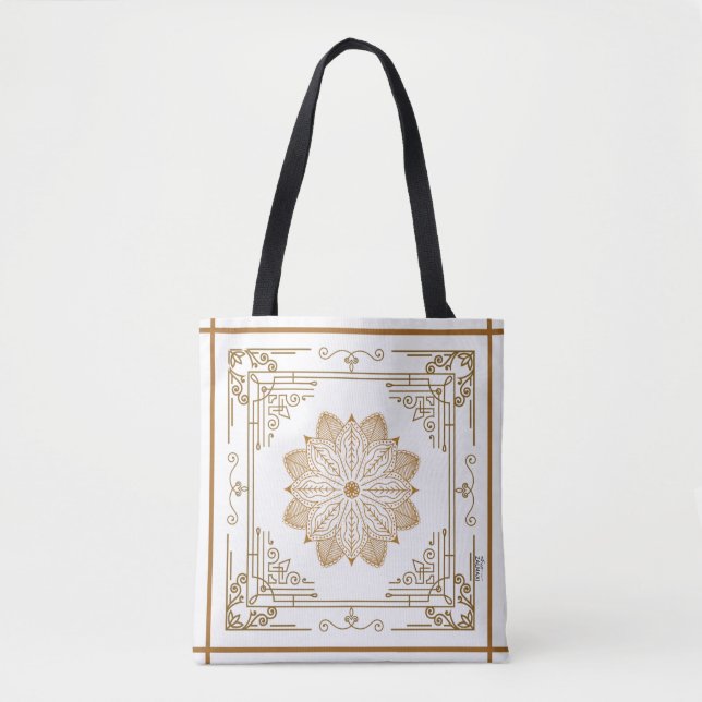 "Alabaster" Art nouveau Tygkasse (Framsida)