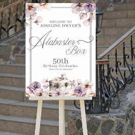 Alabaster Box Birthday Välkomsthälsning Poster