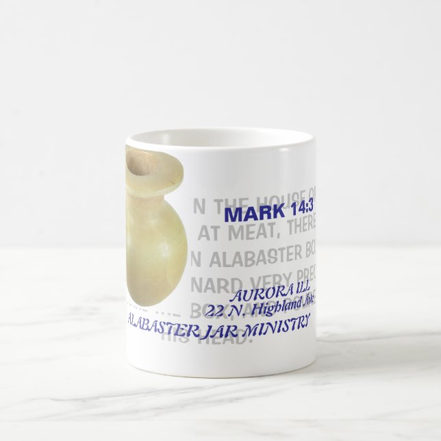 Alabaster- burkmugg kaffemugg (Center)