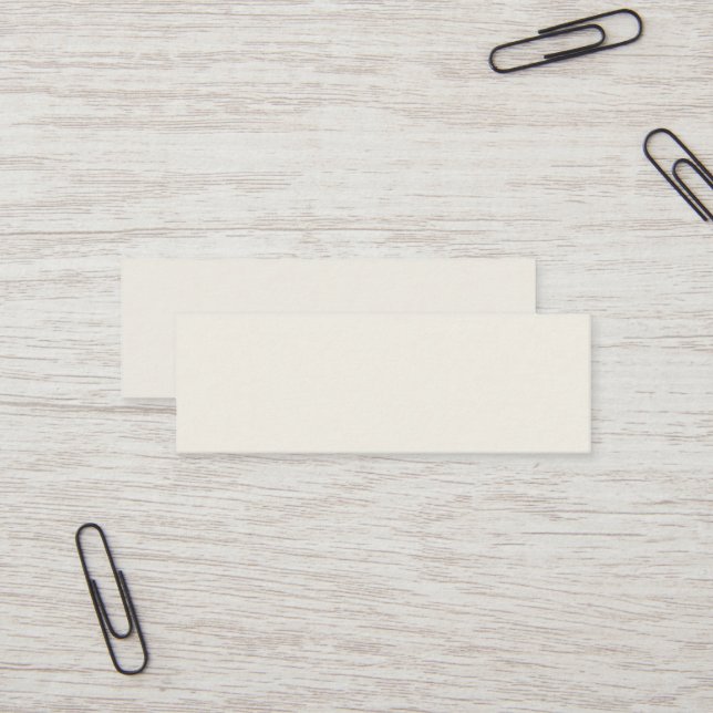 Alabaster Mini Affärskort Visitkort (Fram/Back In Situ)