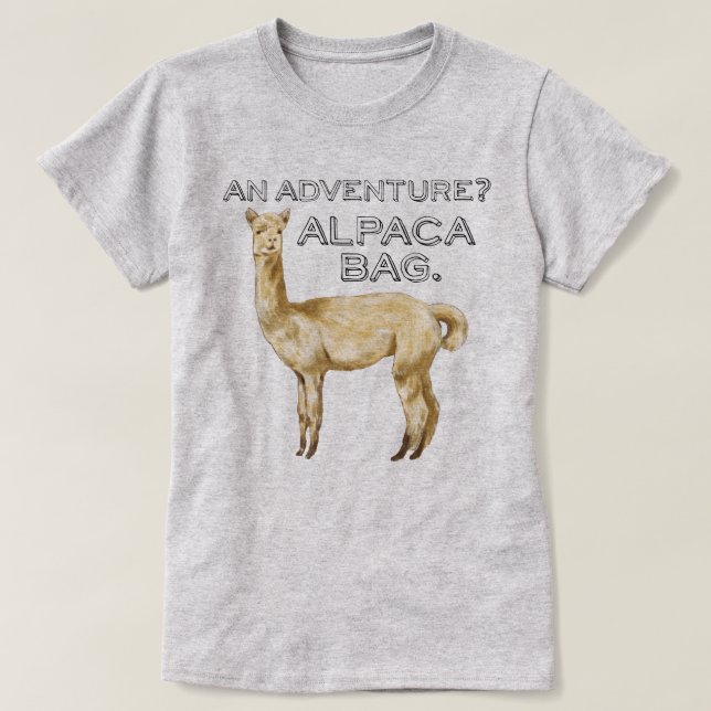 Alaca Bag Funny Animal Saming T-shirt (Design framsida)