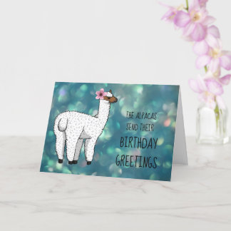 Alaca Birthday Greetings-kort Kort