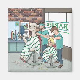 Alaca-hårklipp Magnet