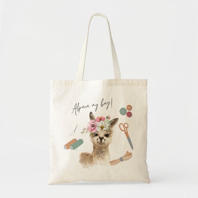 Alaca Min Bag | Bärverkssymbol Tygkasse (Framsidan)