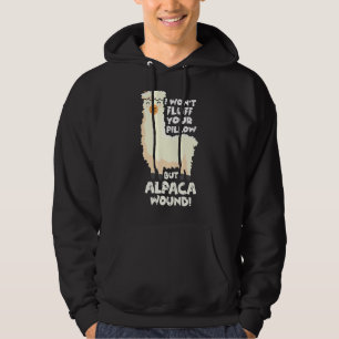 Alaca Wound Care Trauma Er Ems Cute Llama Hoodie