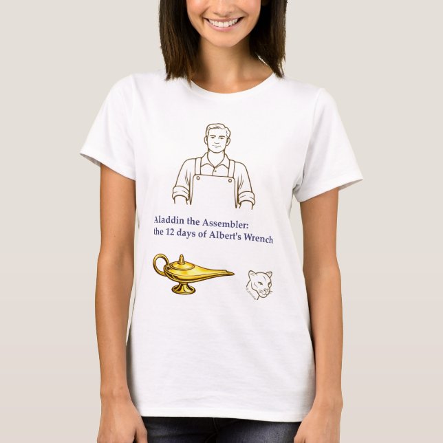 Aladdin Assembleraren: Alberts skiftnyckel - 12 ju T Shirt (Framsida)