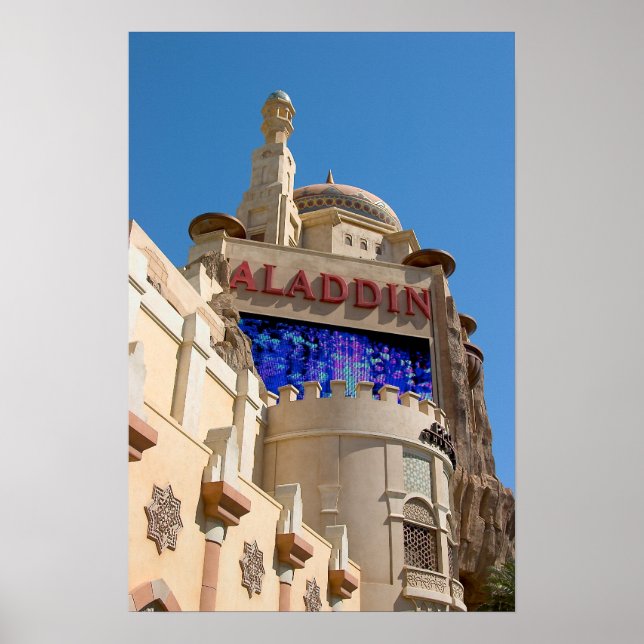 Aladdin Casino Las Vegas Poster (Framsidan)