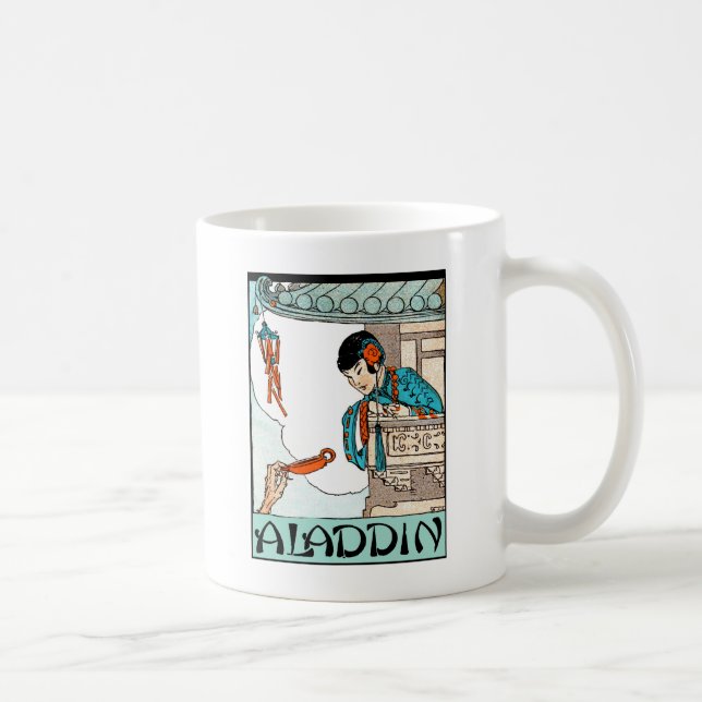 Aladdin Chinese Vintage Magic Lantern Kaffemugg (Höger)