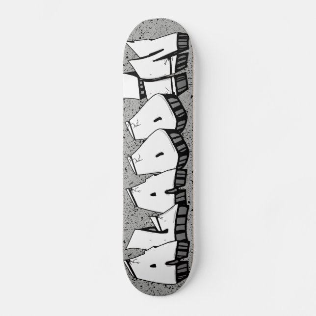 ALADDIN GRAFFITI NAMN SKATEBOARD ANPASSNINGSBAR SK (Framsida)