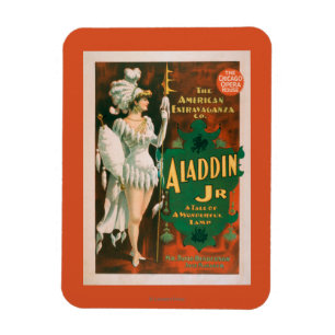 Aladdin jr.-saga av en underbar lampTheatre 2 Magnet