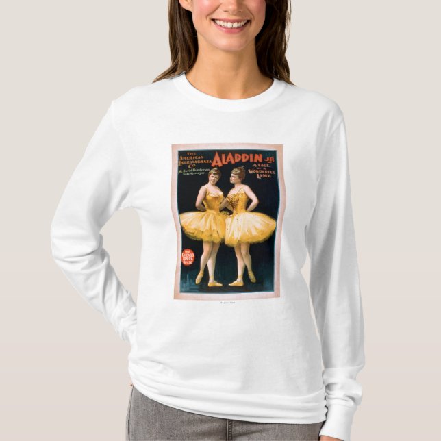 Aladdin jr.-saga av en underbar lampTheatre T-shirt (Framsida)