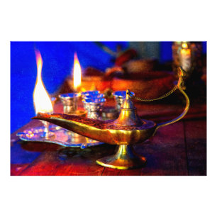 Aladdin Lamp Fototryck