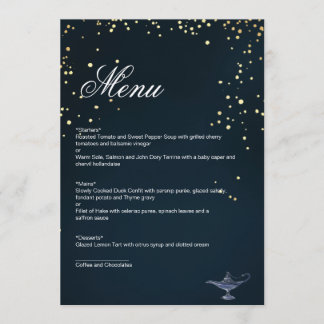 ALADDIN MENU-KORT MENY