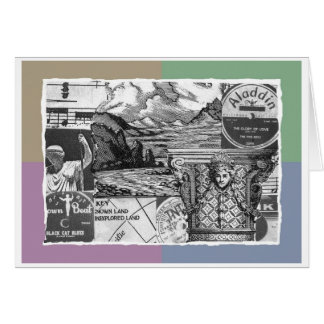 Aladdin resning hälsningskort