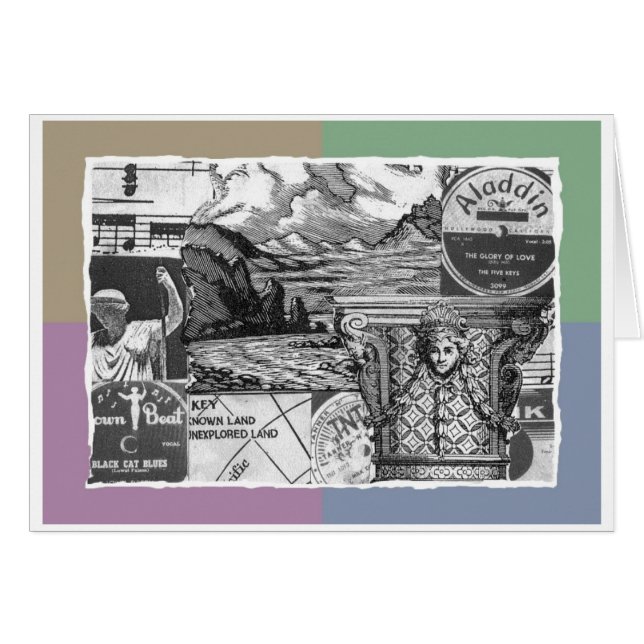 Aladdin resning hälsningskort (Framsidan Horizontal)