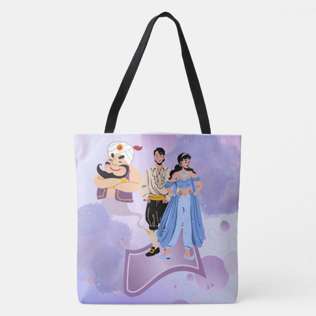 Aladdin Theme Tote Bag Tygkasse (Framsida)