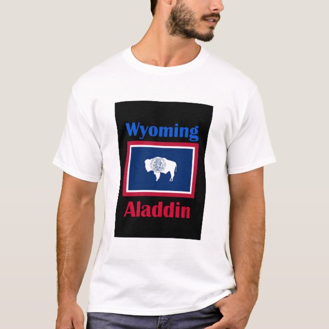 Aladdin Wyoming T Shirt (Framsida)