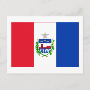 Alagoas, Brasilien, Flagga Vykort