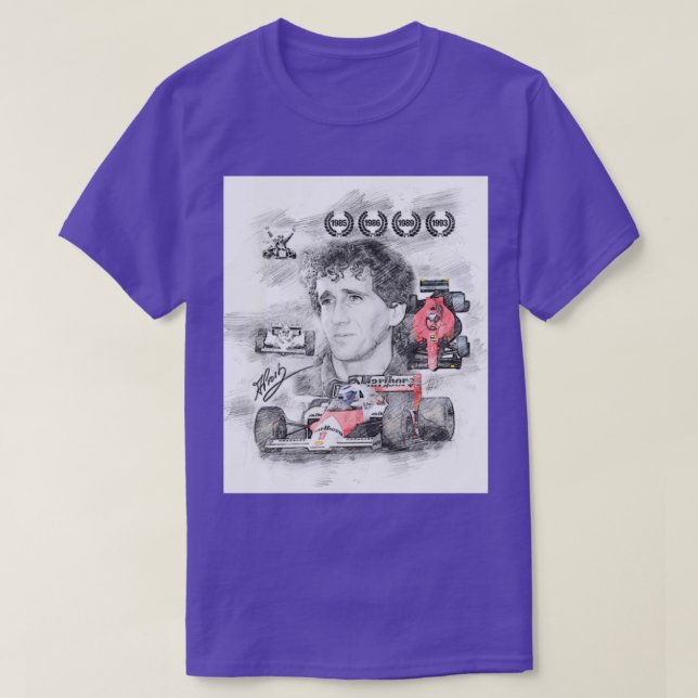 Alain Prost  T Shirt (Design framsida)
