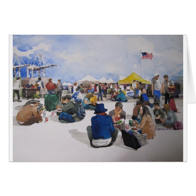 Alameda antika Pointe Faire Hälsningskort (Framsidan Horizontal)