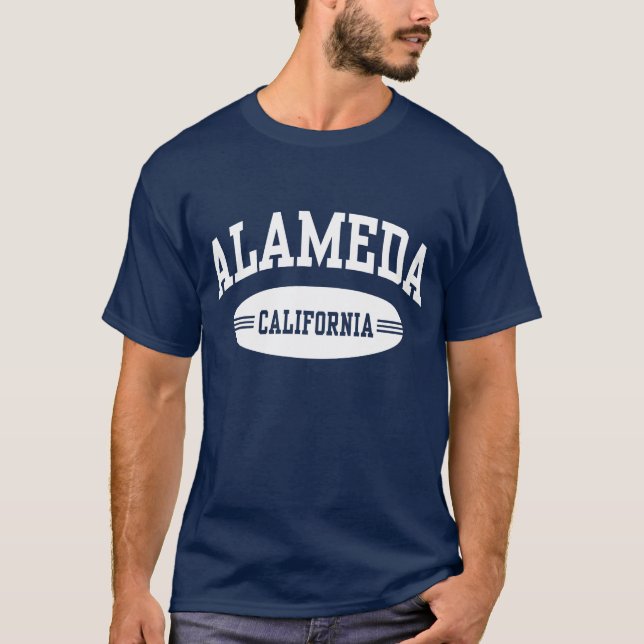 Alameda California Tee Shirt (Framsida)