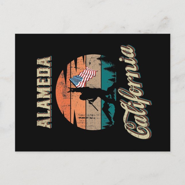 Alameda California Vykort (Framsida)