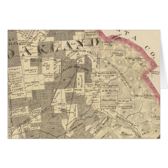 Alameda Co 1 Hälsningskort (Framsidan Horizontal)